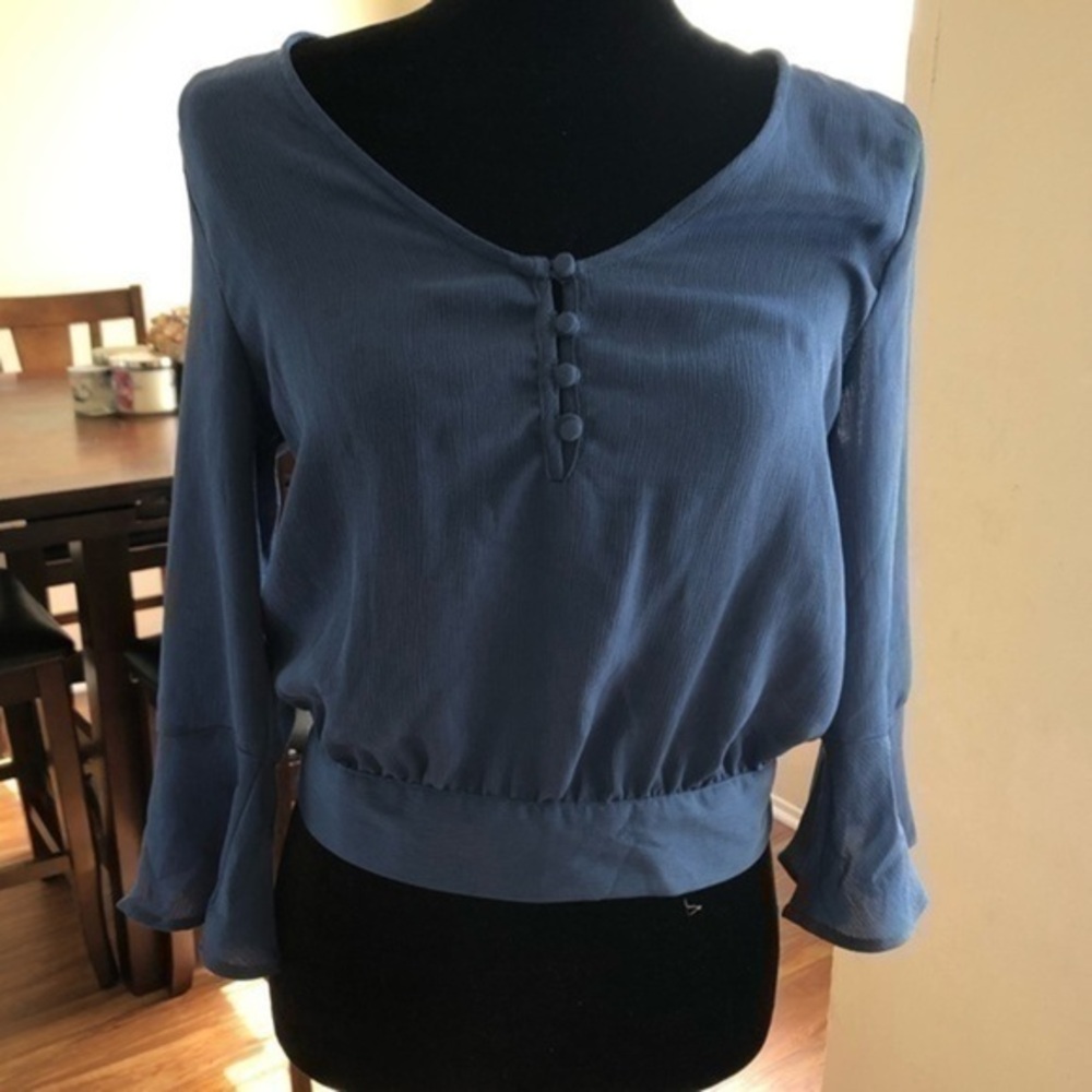 Women’s Blue Blouse sz S